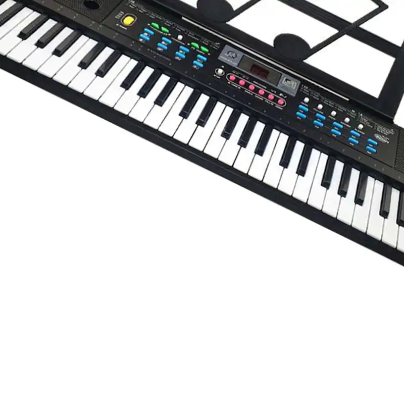  61 Keys Digital Electronic Keyboard And Microphone Electric Led Music