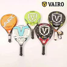 

Vairo Padel Racket Palas 3 Layer Carbon Fiber Board Paddle Racket EVA Face Tennis Racket Training Accessories Palas De Padel