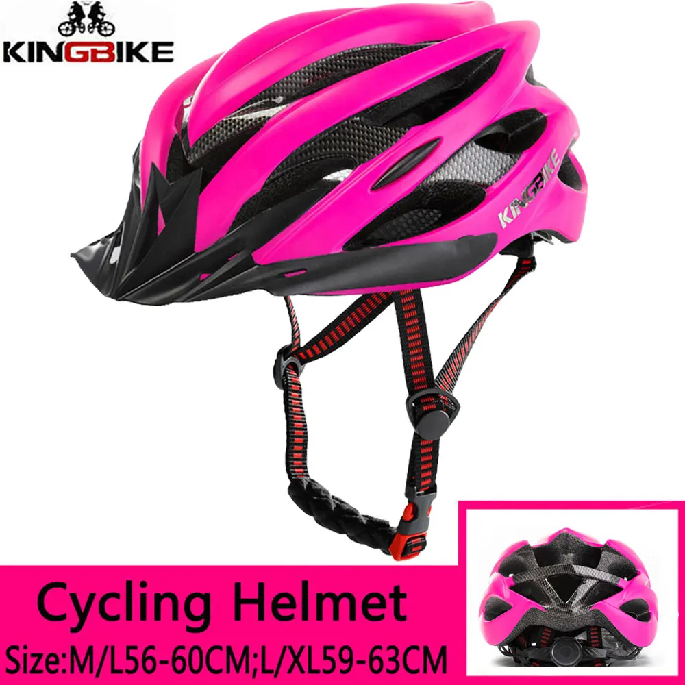 KINGBIKE велосипедный шлем ультралегкий велосипедный шлем в форме MTB шлем Casco Ciclismo дорожный горный шлем MTB шлемы - Цвет: 629N-Pink