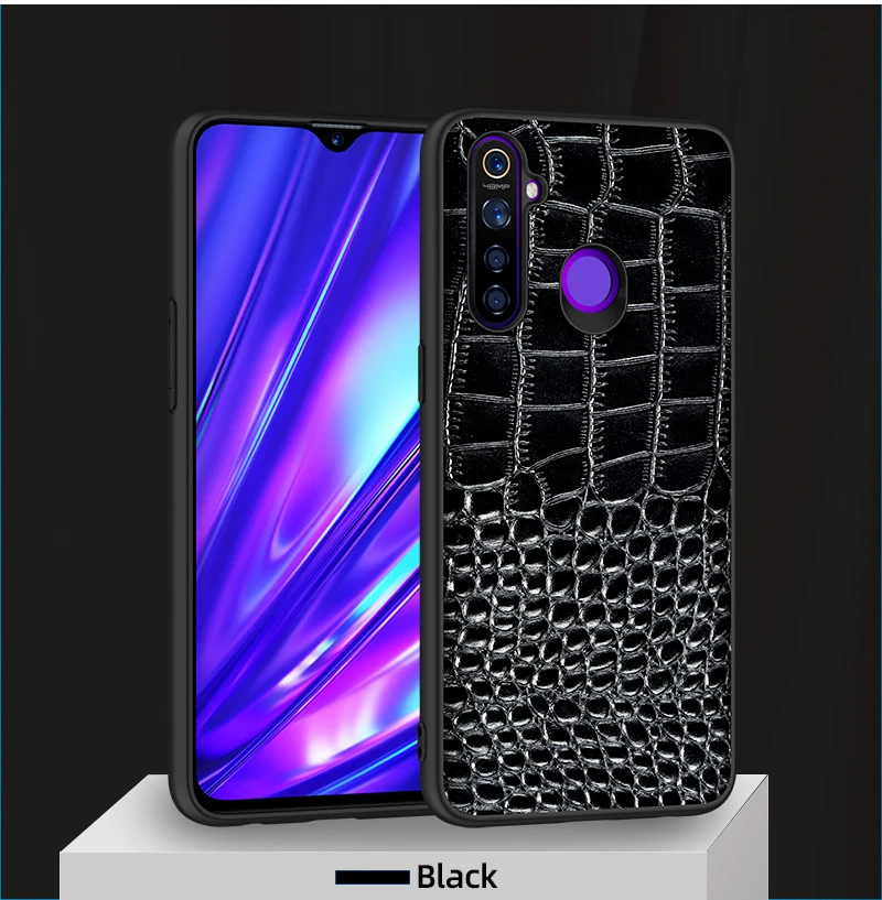 Противоударный чехол из натуральной кожи для телефо на для Oppo реалми Realmi Realme 5 про Q Realmi5 RealmeQ Realmi5про RealmiQ 5про Global 4/6/8 64/128 ГБ Global