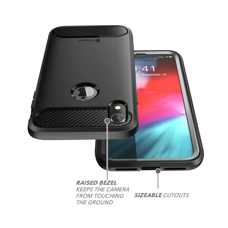 Для iPhone XR чехол клейко ксенон полный корпус прочный Чехол со встроенной защитной пленкой для iPhone XR 6,1 дюймов выпуск