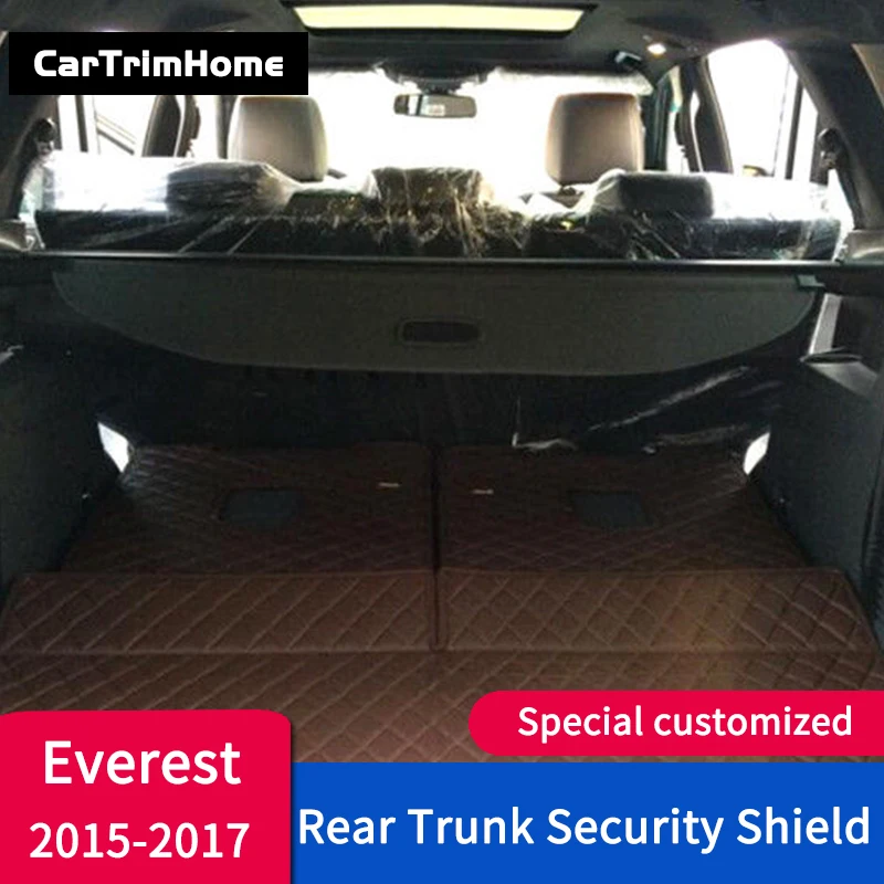 Everest аксессуары для Ford Everest грузовой задняя крышка задней Полке БАГАЖНИК Грузовой Автомобиль Обложка для укладки волос отделка