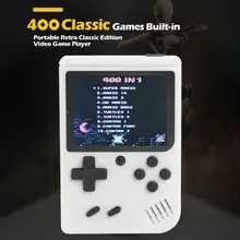 MINI consola de Video portátil Retro de mano de avance de juego jugadores niño 8 bits integrado Gameboy 400 juegos para niños regalo