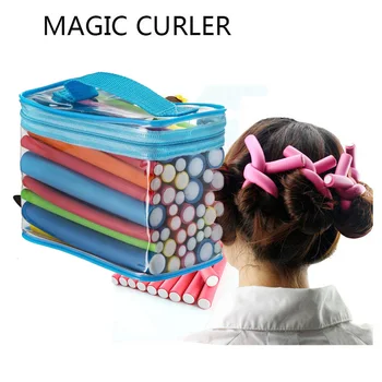 

42 pcs/Lot Soft Hair Curler Roller Curl Hair Bendy Rollers DIY Magic Hair Curlers Tool Styling Rollers Sponge Hair Curling