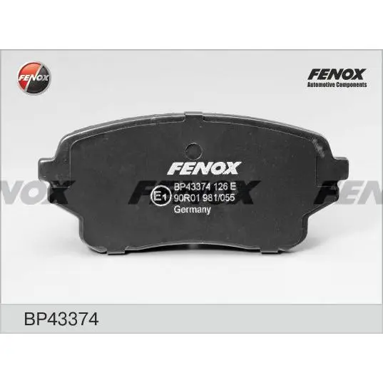 Колодки дисковые п. Suzuki Grand Vitara 1.6i/2.0i/1.9D 05 FENOX