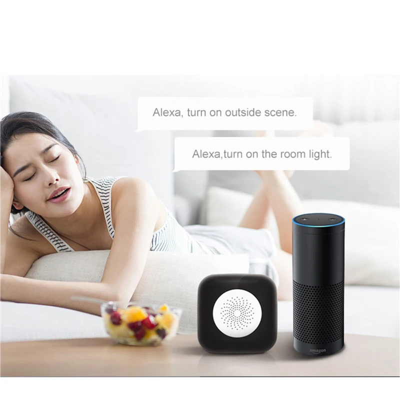 Geeklink Mini Thinker Smart Home WIFI IR RF Universal 315 433Mhz Remote Control Center Compatible with Amazon Alexa Google Home