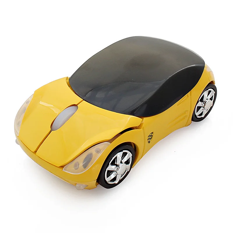 CHYI Cool Mini Автомобильная беспроводная мышь для детей 1600 dpi USB Оптический компьютер розовые мыши милый автомобиль Mause для девочек ноутбук Laptop персональный компьютер
