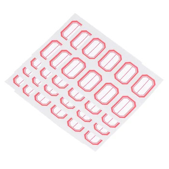 

12 Sheets Self-adhesive Labels Price Stickers Name Stickers Tags Blank Sticker Classification Labels for Home School Office