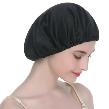 

Silk Nightcap Womens Adult Home Long Hair Turban Insert 100 Silk