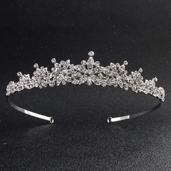 

Classic Bride Tiaras Vintage Wedding Crown Rhinestone Wedding Accessories Cheap Headpieces