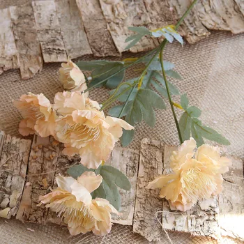 

10set/Lot Artificial Flowers For Home Autumn Decoration Fake Dried Flowers Stamens High Quality In Batch Artificial Plant ZJH010