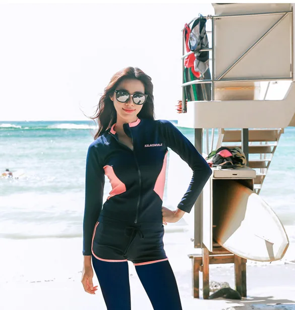 Пара rashguards бикини для женщин летние пляжные купальники для женщин s купальник женский купальный костюм для девочек новые пары Длинные