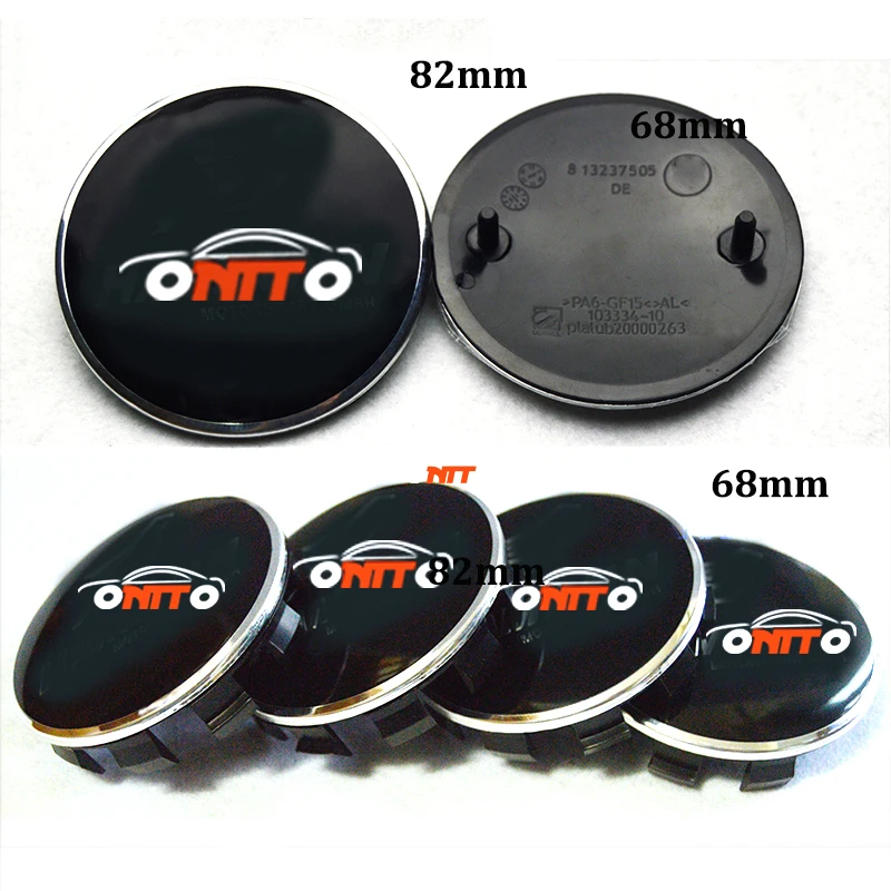 

Auto Accessories 6pcs/set OEM Quality Car Wheel Center Caps Cover for bmw 1 3 5 6 7 X Z 68mm 2.67" 10 Pins Clips 82MM front rear
