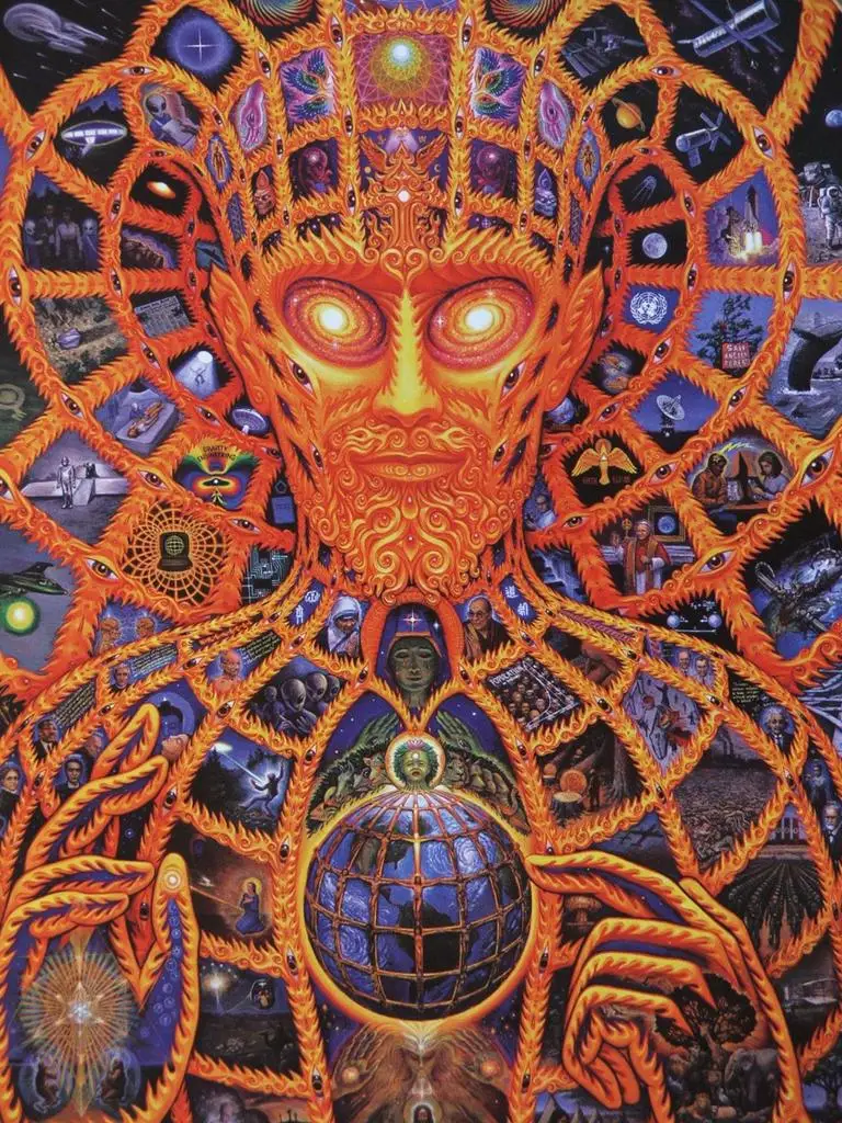 07 Trippy Alex серая абстрактная настенная живопись на холсте плакаты и печать психоделические картины декор для гостиной домашний декор - Цвет: 07