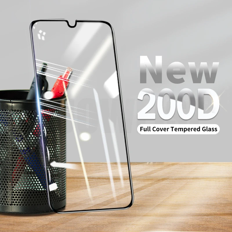 

200D Full Coverage Tempered Glass For Samsung Galaxy A50 Screen Protector On The For Galaxy A50 Protective Glass Film
