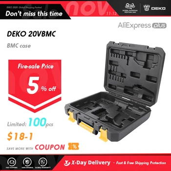 

DEKO BMC Plastic Box Tool Case for 20V Cordless Drill GCD20DU2/GCD20DU3 not include Cordless Drill