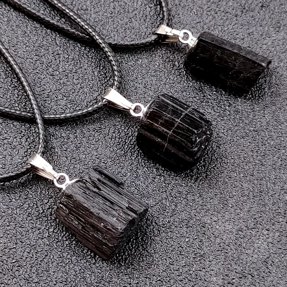 Raw Black Tourmaline Necklace Empath Protection Raw Stone Jewelry Raw  Crystal Necklace Tourmaline Jewellery Tourmaline Pendant - Etsy