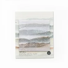 1pcs 하얀 눈 스티커 메모 생일 파티 호의 결혼식 호의 침례 파티 크리스마스 선물 크리 에이 티브 학습 편지지 아이를위한(China)