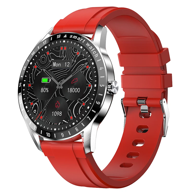 LIGE 2022 New Full Touch Round AMOLED Screen Smart Watch Men Sport Fitness IP68 Waterproof Mens Bluetooth Smartwatch Android iOS 