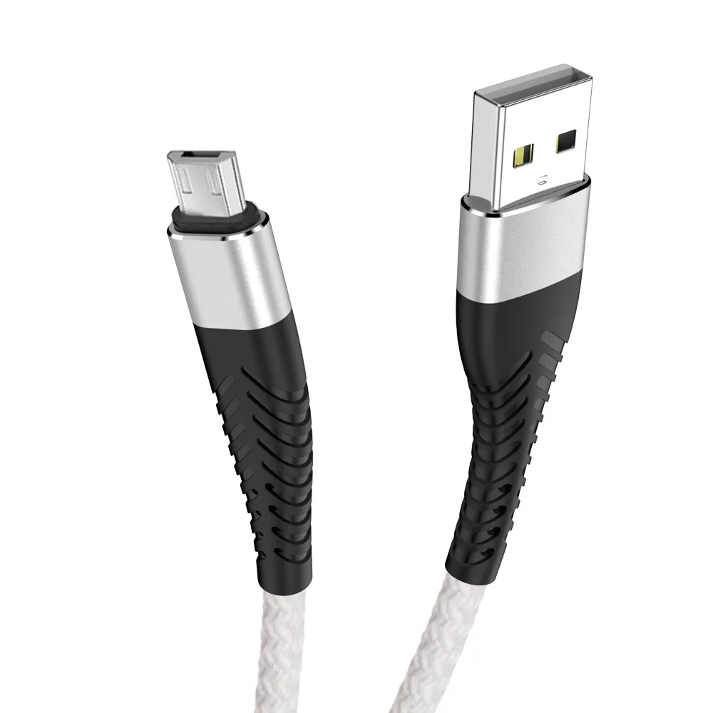 Белый 2 м 3 м Micro USB Дата-кабель для зарядного устройства для samsung S7 Xiaomi Redmi 7 7A Note 4 4X5 Microusb провод шнур для мобильного телефона длинная Быстрая зарядка - Цвет: Белый
