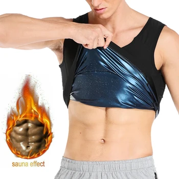 

Compression Shapewear Corset Reductor De Abdomen US Men Polymer Sweat Sauna Shaper Vest Body Shaper Waist Trainer Slimming
