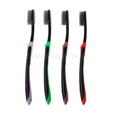 4 шт./компл. с бамбуковым древесным углем Ультра мягкий Зубная щётка оральный забота о здоровье; зубную щетку с нано-антибактериальным Зубная щётка дропшиппинг
