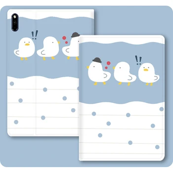 

Case For Huawei MatePad Pro 10.8 inch 2020 Protective Cover cute cartoon Protect BAH3-W09 BAH3-AL00 10.4" Tablet Magnetic Case