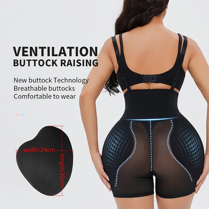 Women Buttock Sheath Stomach Shaper Fake Butt Lifter Padding Shapewear Bodysuit Thigh Trimmer False Hip Pads Enhancer Shape Wear | Женская