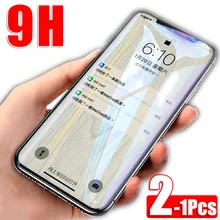 9H высококачественное защитное стекло для iPhone X XR XS 11 Pro Max закаленное защитное стекло для iPhone 6 6s 7 8 Plus X пленка