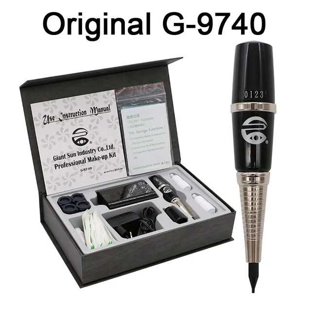 G9740 Тайвань G8650 машина татуировки перманентный макияж комплект Гигантская Солнечная татуировка машина с батареей тату машина полная татуировка - Цвет: G9740