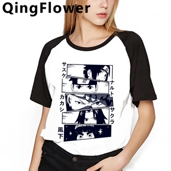 

Naruto Fashion Japanese Anime Graphic T Shirt Women Harajuku Ullzang T-shirt Vintage Funny Cartoon Tshirt Hip Hop Top Tee Female