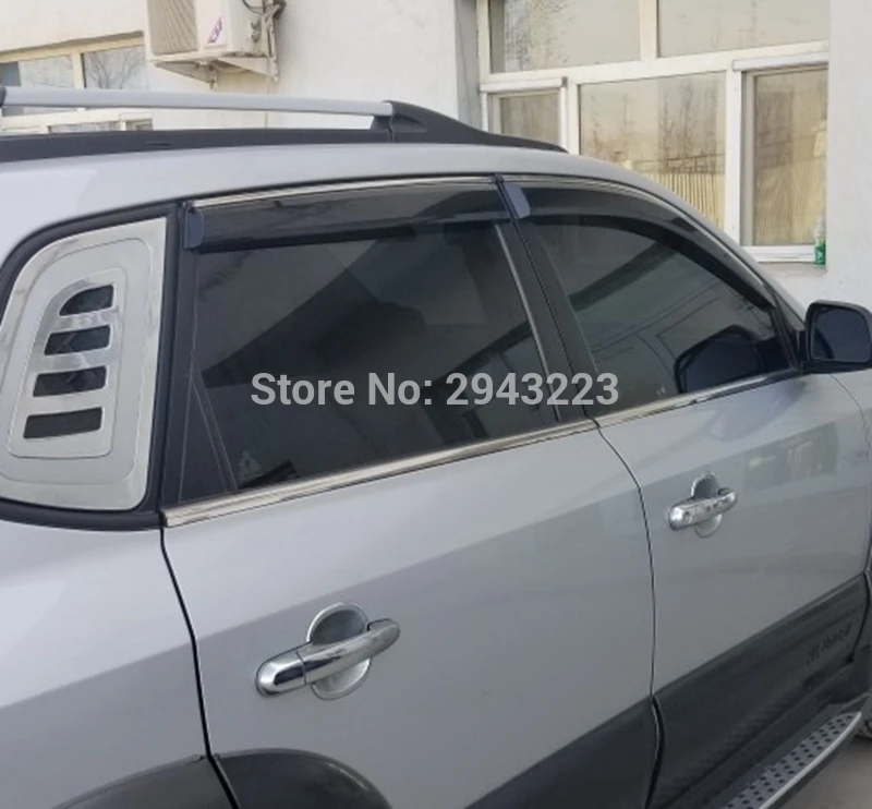 Автомобильный Стайлинг для Hyundai Tuscon 2008 2014 ABS пластиковый дефлектор оформления