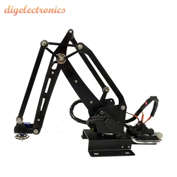 

DIY 4DOF Metal RC Robot Arm Mechanical Robot Full Steel Bearing Arm Claw Kit for Arduino MG996 Servos for Mechanical Robotic