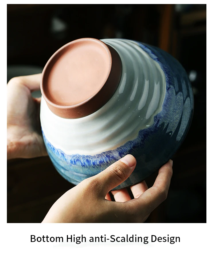 RUX мастерская 1 шт. японская керамика супница для кухни ресторана салатная миска для супа контейнер для риса кухонный инструмент