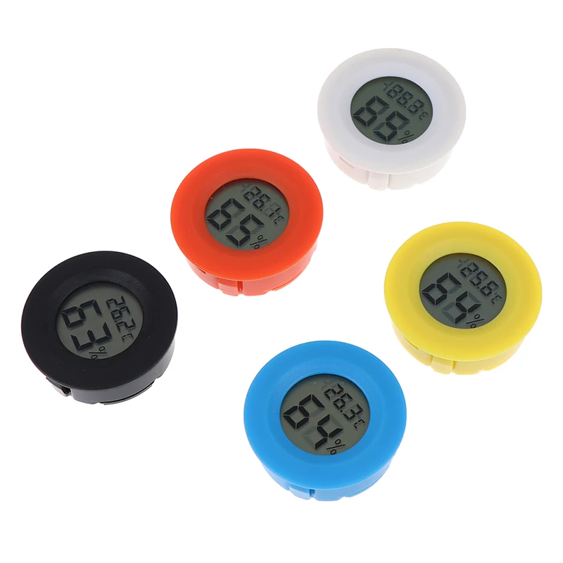 Mini LCD Digital Thermometer Hygrometer Fridge Freezer Tester Temperature Humidity Meter Detector 1.77*0.63 inches Wholesale