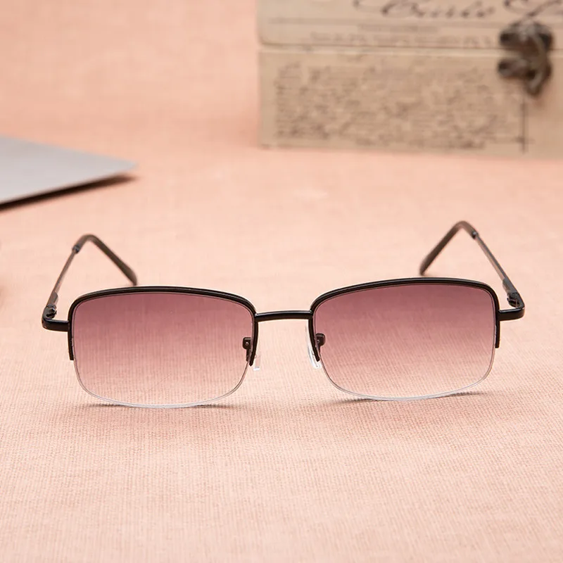 Iboode классические мужские и женские очки для чтения с диоптриями+ 1,0 1,5 2,0 2,5 3,0 Квадратная Металлическая оправа солнцезащитные очки для пресбиопии