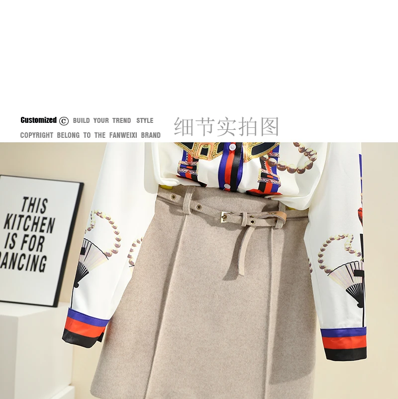 2022 Spring New Retro Print Blouse Women Lapel Shirt Woman Long Sleeve Shirt Tops Office Ladies All-match Blouuse Blusas Femme