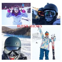 UV400 Anti-fog Double Layers Ski Goggles Lens Ski Mask Glasses Skiing Snow Snowboard Eyewear Mirror Polarize Goggles for Adults 2