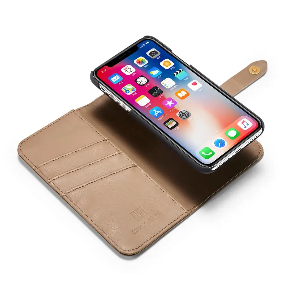 Блокнот стиль карты карманные телефонные чехлы для iPhone XS Max чехол PU кожа Сплит Магнитный PC задняя крышка для iPhone XR XS X 10 чехол