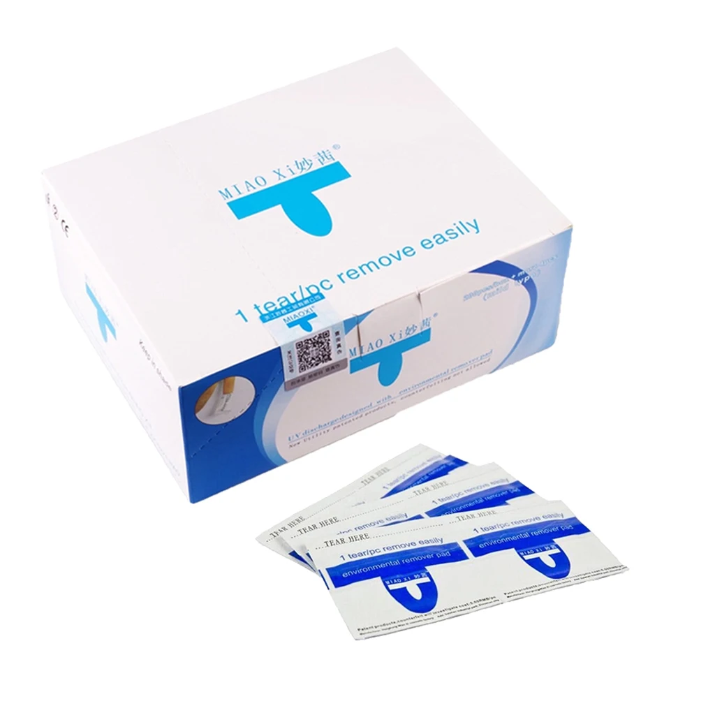 200 шт. алюминиевая фольга для снятия гель лака с ватной панелью| |