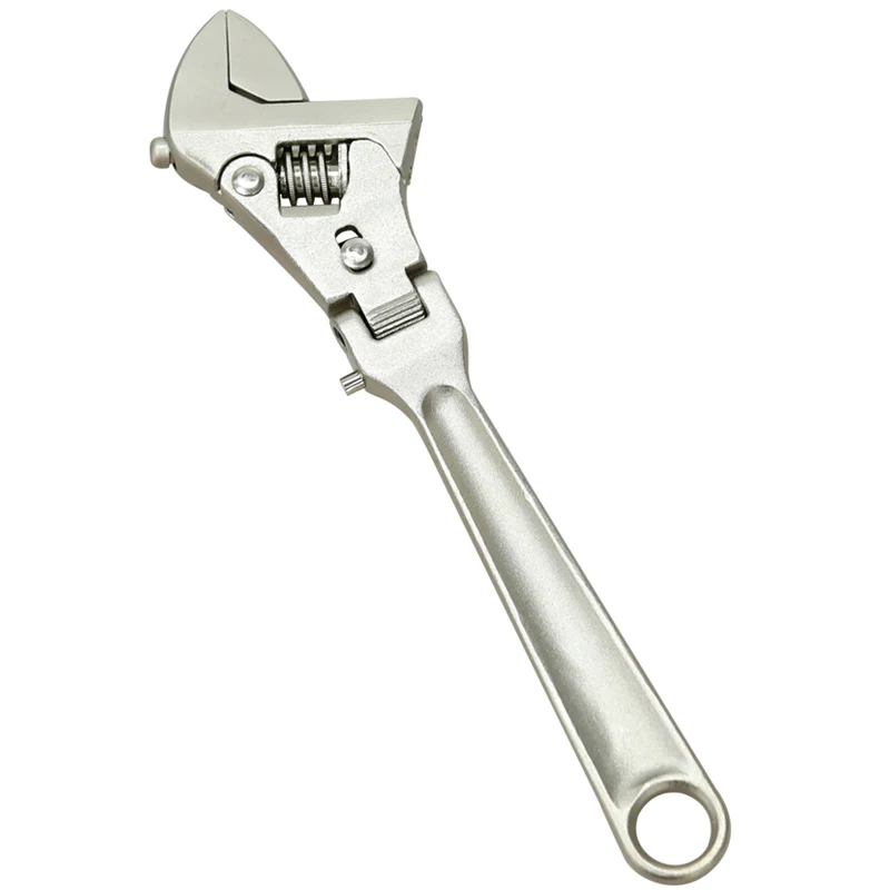 8 дюймов Регулируемый ключ-Трещотка складной ручкой двойного назначения трубный ключ гаечный ключ ручной инструмент