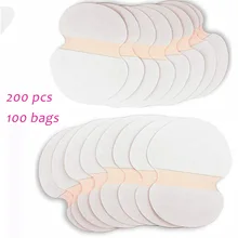 200 шт. дезодорант прокладки щит подмышек Пот прокладки Дезодорант подмышек впитывающие прокладки Накладка для подмышек Платье Пот