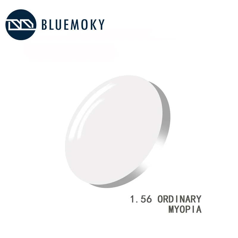 

BLUEMOKY Prescription Ordinary Lenses 1.56 1.61 1.67 1.74 (+12.00~-12.00) Hyperopia Myopia Presbyopia Optical Lenses