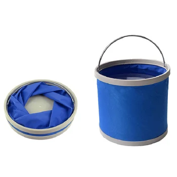 

New 1pc Waterproof Folding Bucket Is Convenient Environmentally Friendly Wear Resistant