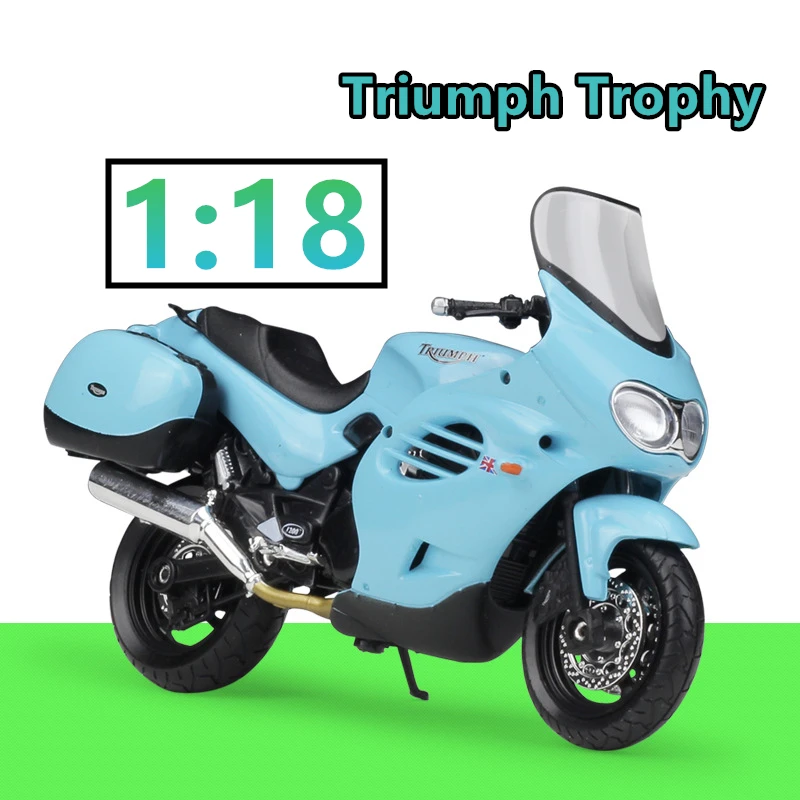 WELLY 1:18 2002 Триумф трофей литая модель мотоцикла из сплава игрушка для детей