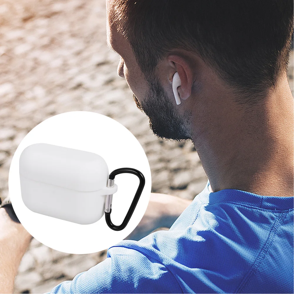 

1Pc Cover Silicone Dustproof Protective Cover Earphone Case for Men