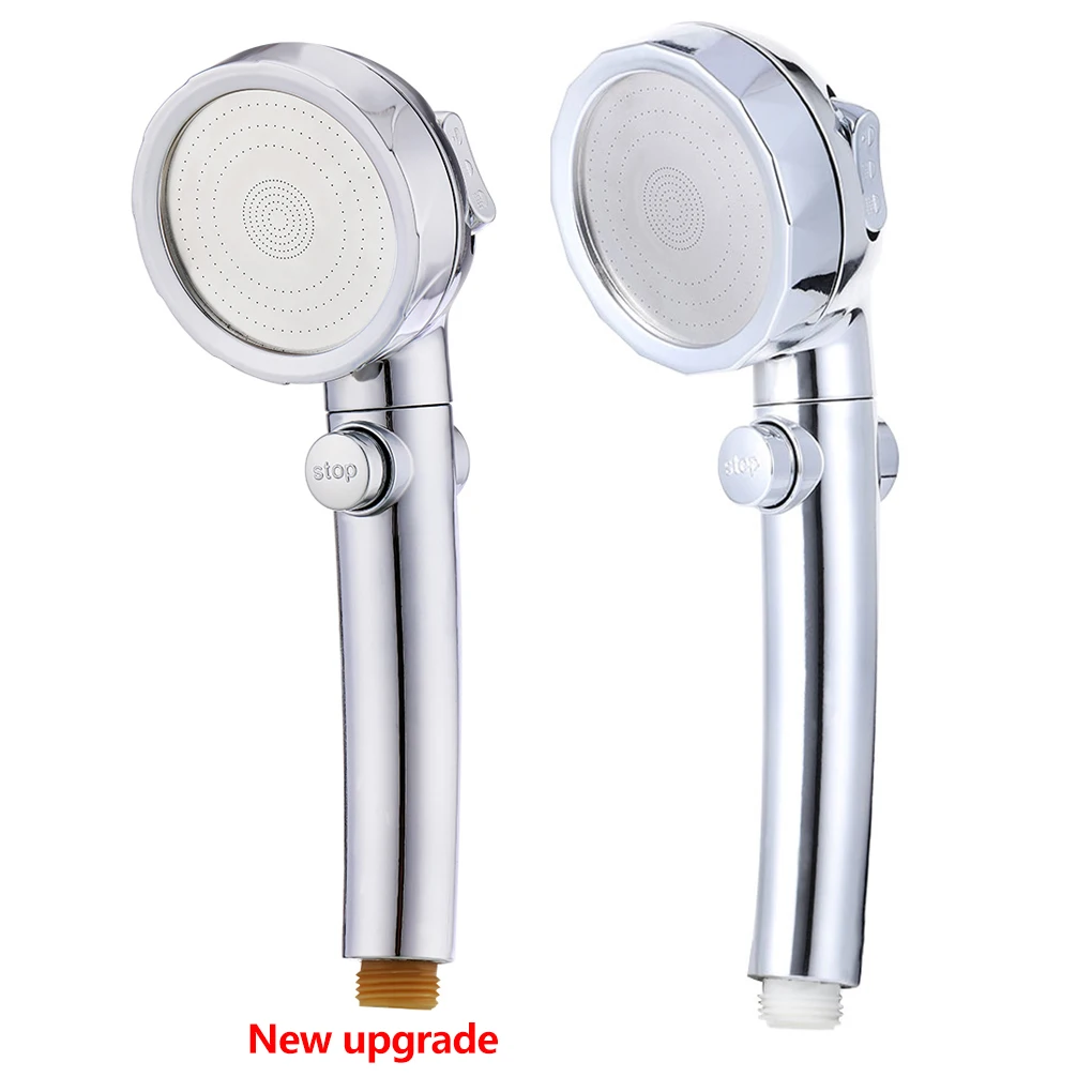 Adjustable 3 Modes Shower Head High Pressure Bathroom Pressurized Bath