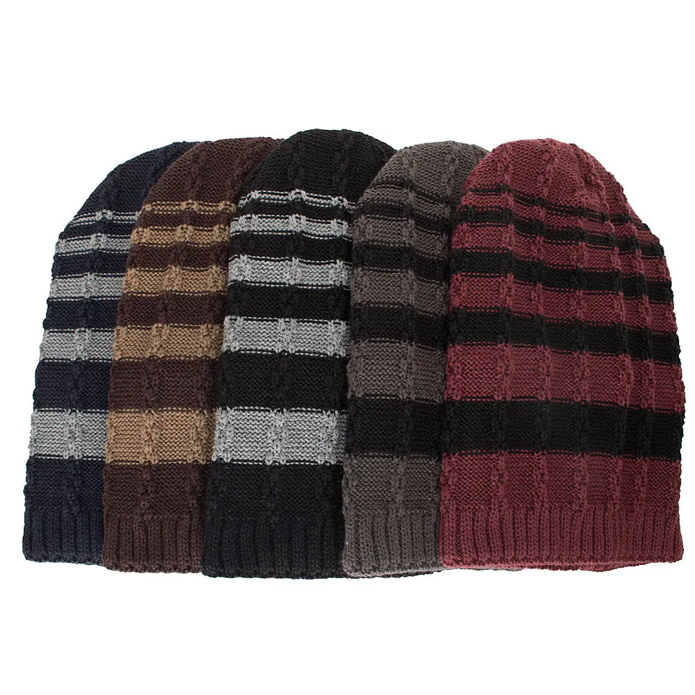 1 шт. плюс бархатная теплая шапка Skullies Beanies, Зимняя Вязаная Шерстяная Шапка двойного назначения, шапка s для женщин и мужчин
