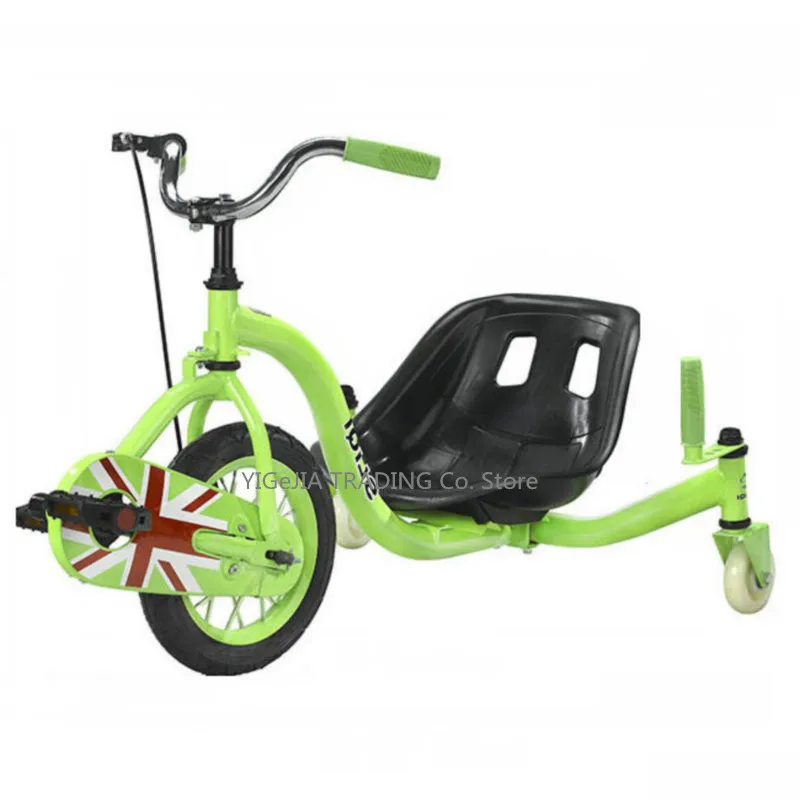 Pedale a catena Drift Car, ragazzi Drift Trike con ruota grande da 15  pollici, telaio in acciaio triciclo Drift Car con freno a mano|Go Karts| -  AliExpress
