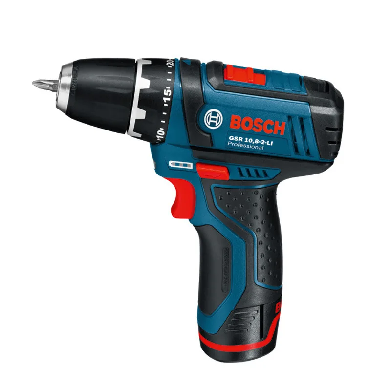 

Origional Product Bosch GSR12-2-Li Lithium Rechargeable Hand Drill Electric Screwdriver Batch Screwdriver Machine Multi-function